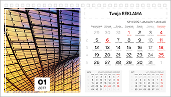 kalendarz biurkowy
