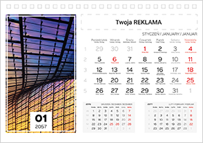 kalendarz biurkowy