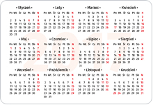 kalendarium listkowe 5