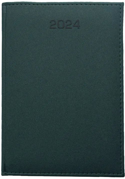 Kalendarz A4 tygodniowy Velour Zielony F488/M Zielony Ciemny